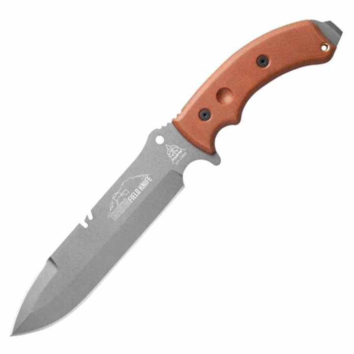 Couteau de Survie Tops Tahoma Field TAHO-03 Lame Acier Carbone 1095 Etui Nylon Made In USA TPTAHO03 - Livraison Gratuite