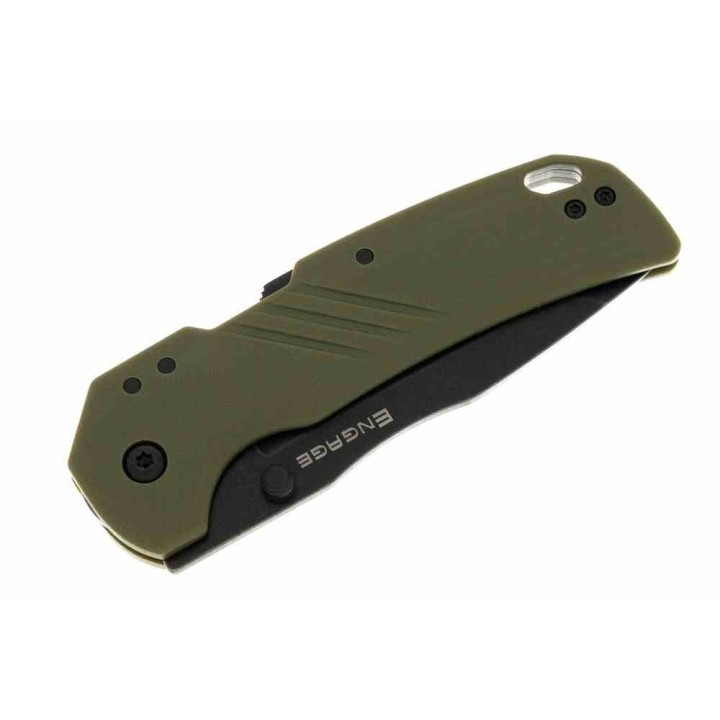 Couteau Cold Steel Engage ATLAS Lock OD Green Lame Tanto Acier 4116 Blackwash Manche GFN Clip CSFL30DPLTBG - Livraison Gratuite