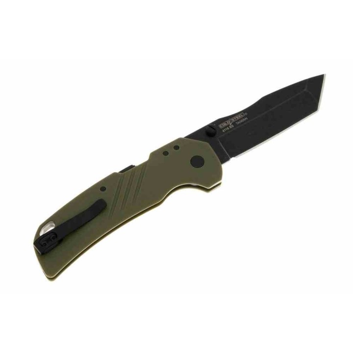 Couteau Cold Steel Engage ATLAS Lock OD Green Lame Tanto Acier 4116 Blackwash Manche GFN Clip CSFL30DPLTBG - Livraison Gratuite