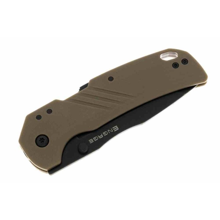 Couteau Cold Steel Engage ATLAS Lock FDE Lame Tanto Acier 4116 Blackwash Manche GFN Clip CSFL30DPLTBF - Livraison Gratuite