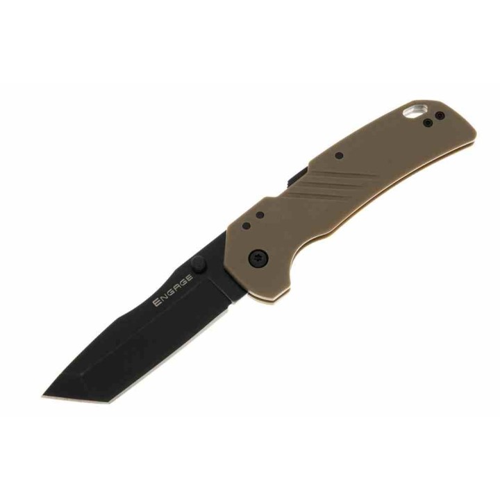 Couteau Cold Steel Engage ATLAS Lock FDE Lame Tanto Acier 4116 Blackwash Manche GFN Clip CSFL30DPLTBF - Livraison Gratuite