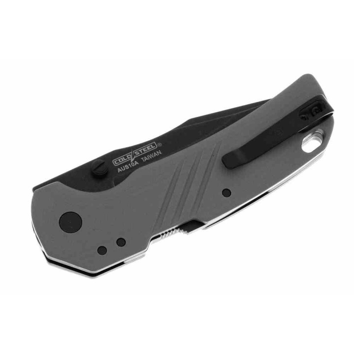 Couteau Cold Steel Engage Atlas Lame Acier AUS-10A Clip Point Manche G10 Clip CSFL30DPLD10BGY - Livraison Gratuite