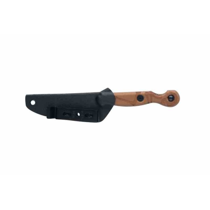 Couteau TOPS El Pionero Tan Lame Acier Carbone 1095 Manche Micarta Etui Kydex Made USA TPELPO01 - Livraison Gratuite