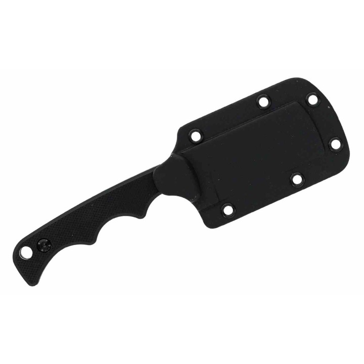 Lot de 2 Couteau de Cou Neck Smith&Wesson H.R.T. Cleaver Lame Acier 8Cr13MoV Etui Nylon SW1193153 - Livraison Gratuite