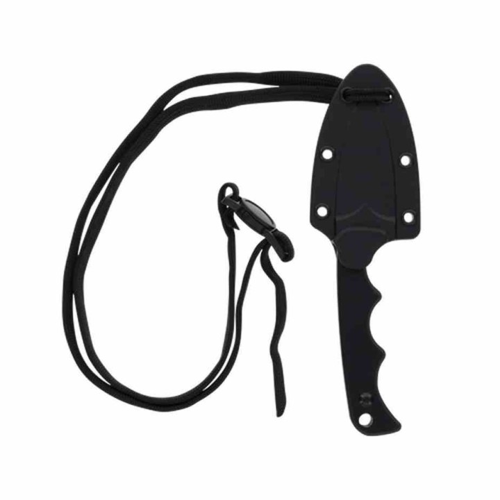 Lot de 2 Couteau de Cou Neck Smith&Wesson H.R.T. Spear Point Lame Acier 8Cr13MoV Etui Nylon SW1193157 - Livraison Gratuite