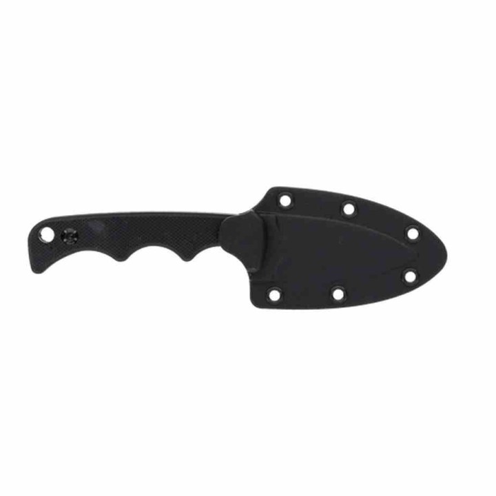 Lot de 2 Couteau de Cou Neck Smith&Wesson H.R.T. Spear Point Lame Acier 8Cr13MoV Etui Nylon SW1193157 - Livraison Gratuite