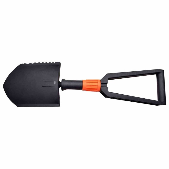 Pelle Tactical Elk Ridge TREK Shovel Lame Acier Carbone Manche Abs Etui Nylon ERE001OGN - Livraison Gratuite
