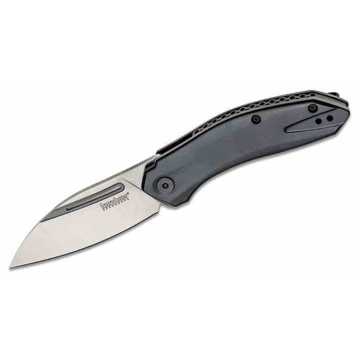 Couteau Kershaw Turismo A/O Lame Acier D2 Manche Acier KIVT Framelock Clip KS5505X - Livraison Gratuite