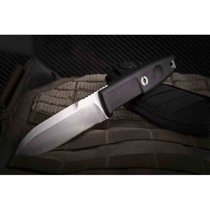 Couteau Tactical Extrema Ratio Scout 2 Stonewash Lame Acier N690 Manche Forprene Etui Nylon Italy EX0481SW - Livraison Gratuite