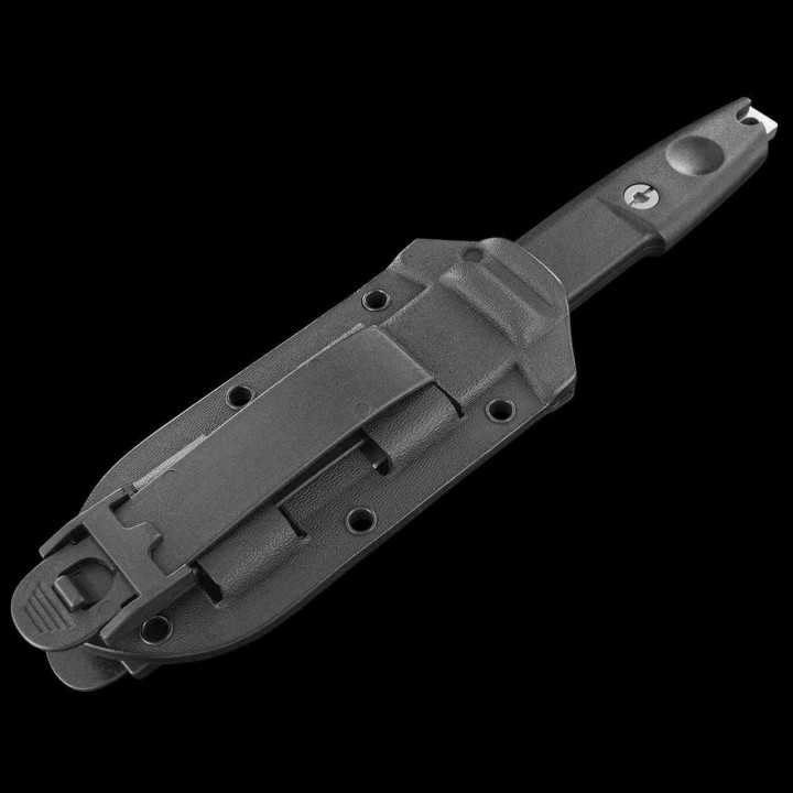 Couteau Tactical Extrema Ratio Scout 2 Stonewash Lame Acier N690 Manche Forprene Etui Nylon Italy EX0481SW - Livraison Gratuite
