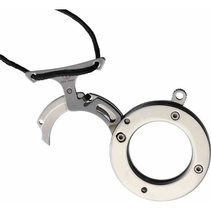 MANMK14P Mantis Vicious Circle Polished AUS-8 Blade Stainless Handle - Livraison Gratuite