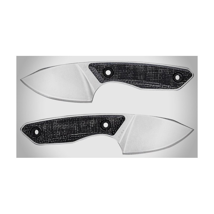 Couteau Gerber Stowe Lame Acier 440 Clip Point Manche Micarta Etui Cuir G1905 - Livraison Gratuite