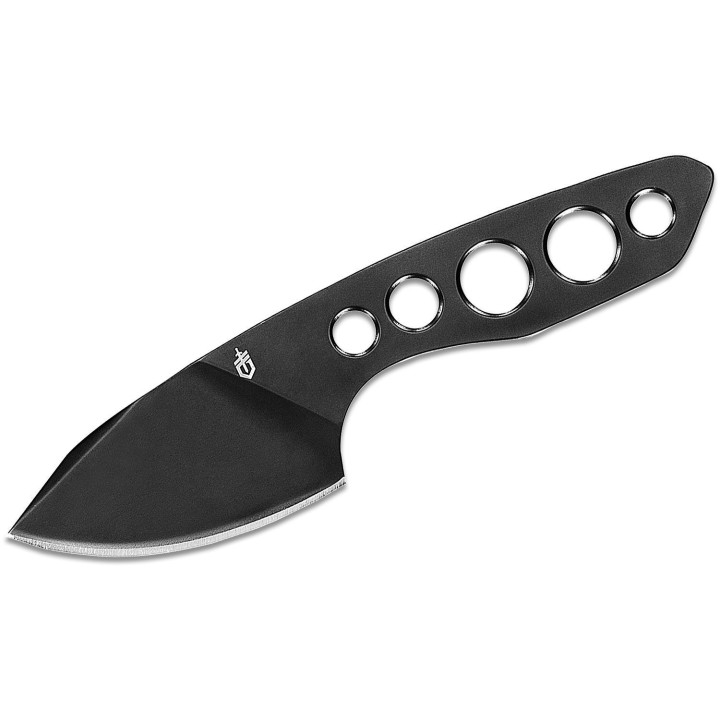 Couteau Gerber Dibs Lame Acier 440 Manche Squelette Etui Cuir G1903 - Livraison Gratuite