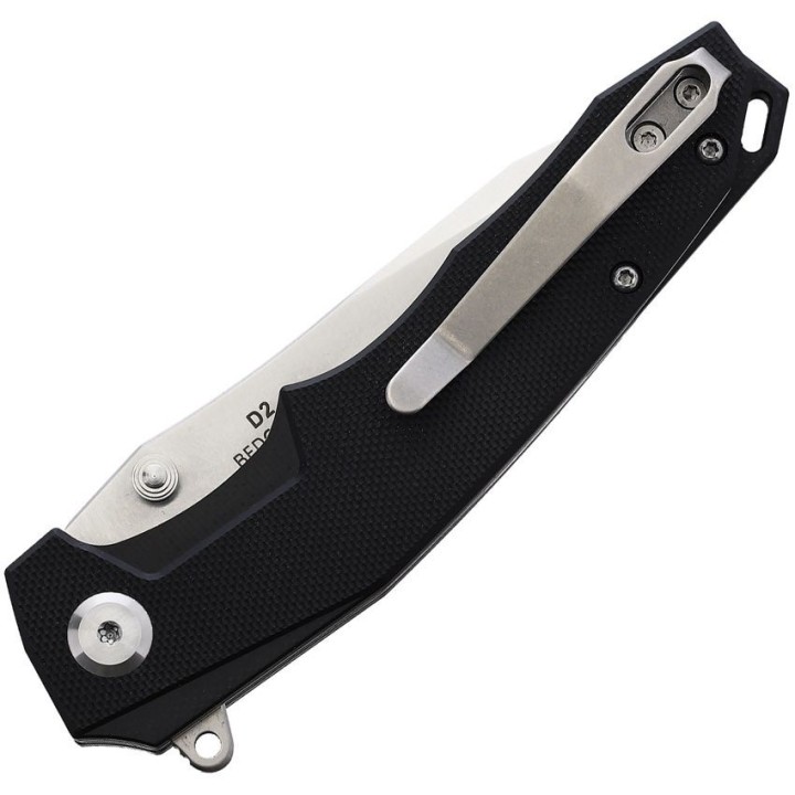 Couteau Beyond EDC Dash Black Manche G10 Lame Tanto Acier D2 Linerlock Clip BEDC2203BK - Livraison Gratuite