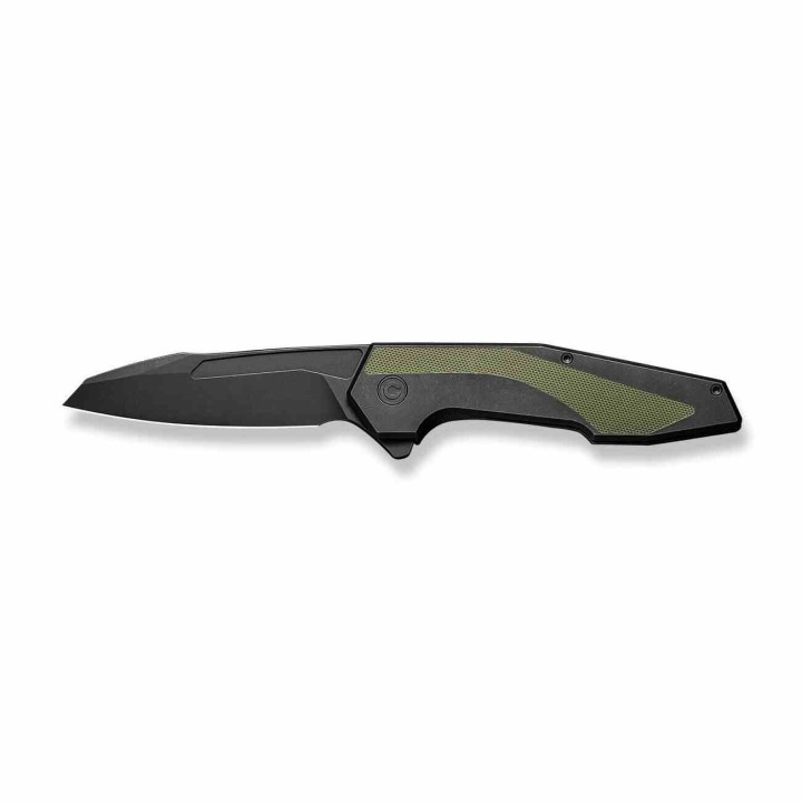 Couteau Civivi Hypersonic OD Green Lame Tanto Reverse Acier 14C28N Manche Acier/G10 IKBS Clip CIVC220111 - Livraison Gratuite