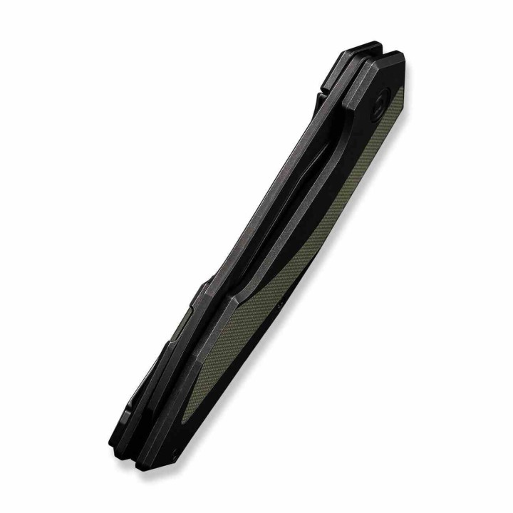 Couteau Civivi Hypersonic OD Green Lame Tanto Reverse Acier 14C28N Manche Acier/G10 IKBS Clip CIVC220111 - Livraison Gratuite