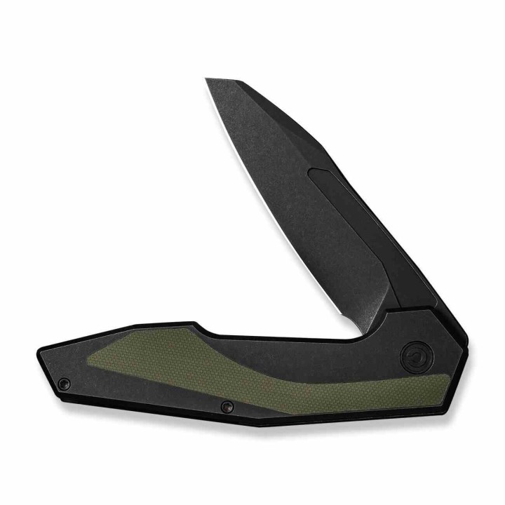 Couteau Civivi Hypersonic OD Green Lame Tanto Reverse Acier 14C28N Manche Acier/G10 IKBS Clip CIVC220111 - Livraison Gratuite