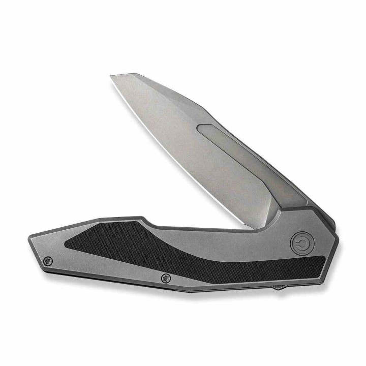 Couteau Civivi Hypersonic Black Lame Tanto Reverse Acier 14C28N Manche Acier/G10 IKBS Clip CIVC220112 - Livraison Gratuite