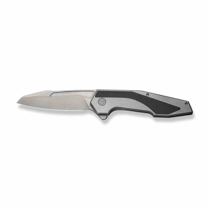 Couteau Civivi Hypersonic Black Lame Tanto Reverse Acier 14C28N Manche Acier/G10 IKBS Clip CIVC220112 - Livraison Gratuite