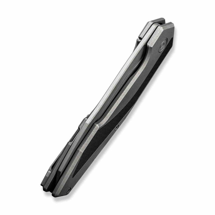 Couteau Civivi Hypersonic Black Lame Tanto Reverse Acier 14C28N Manche Acier/G10 IKBS Clip CIVC220112 - Livraison Gratuite