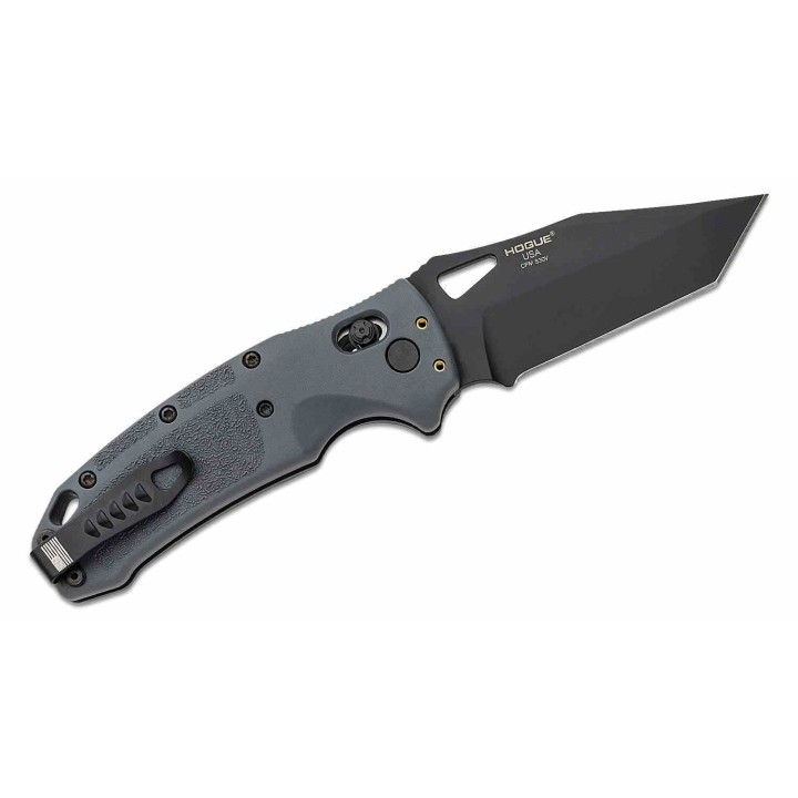 Couteau SIG Sauer K320 ABLE Lock Gray Tanto Lame Acier S30V Black Manche Gray Alu Made USA SIG36362 - Livraison Gratuite