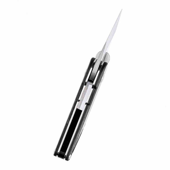 Couteau Kansept Pinkerton Dash Fibre de Carbone Lame Tanto Damas IKBS Linerlock K3045A1 - Livraison Gratuite