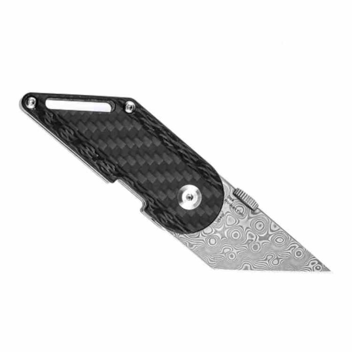 Couteau Kansept Pinkerton Dash Fibre de Carbone Lame Tanto Damas IKBS Linerlock K3045A1 - Livraison Gratuite