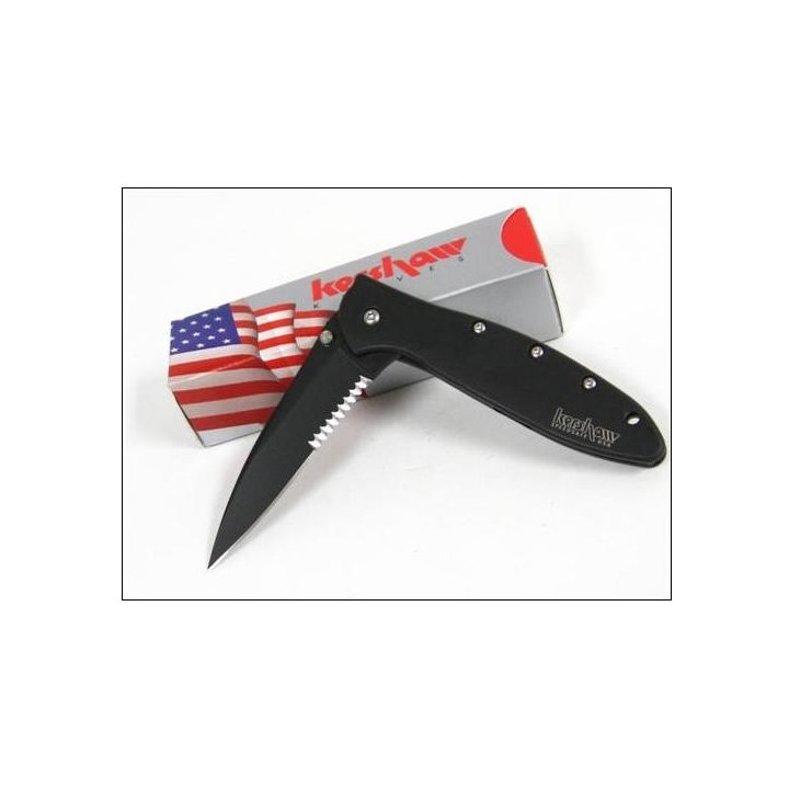 Couteau KERSHAW LEEK BLACK KS1660CKTST SPEED ASSIST USA 