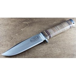 Couteau Fallkniven Frej Northern Lame Acier VG-10 Manche Cuir Made In Japan FKNL4 - Livraison Gratuite