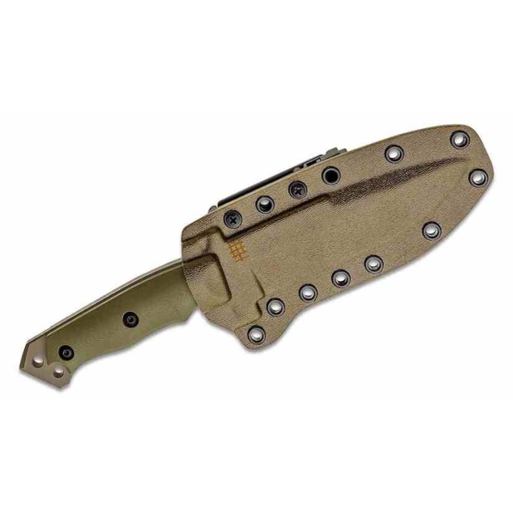 Couteau Halfbreed Blades Medium Infantry Od Green Lame Acier K110 Combo Etui Kydex Australia HBBMIK03OD - Livraison Gratuite