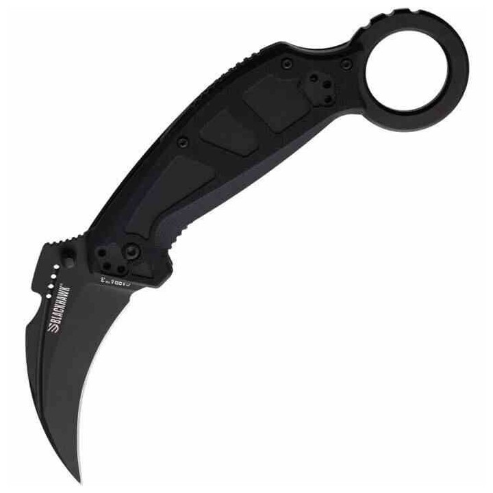 Couteau Karambit BLACKHAWK Garra 3 Lame Acier D2 Manche G10 Linerlock Clip BH15G3201BK - Livraison Gratuite