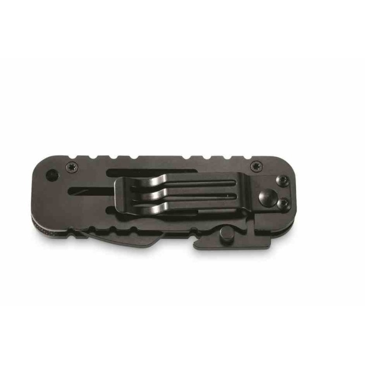 Couteau BLACKHAWK HawkPoint Black Lame Acier 9Cr18Mov Manche G10/Acier Framelock Clip BH15HP01BK - Livraison Gratuite