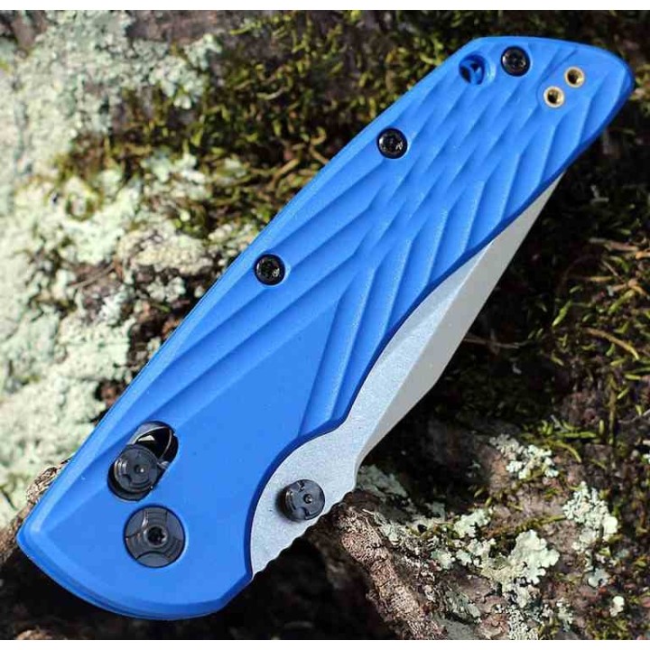 Couteau Hogue Deka ABLE Lock Blue Lame Acier CPM-MagnaCut Manche ABS Clip Made USA HO24373 - Livraison Gratuite