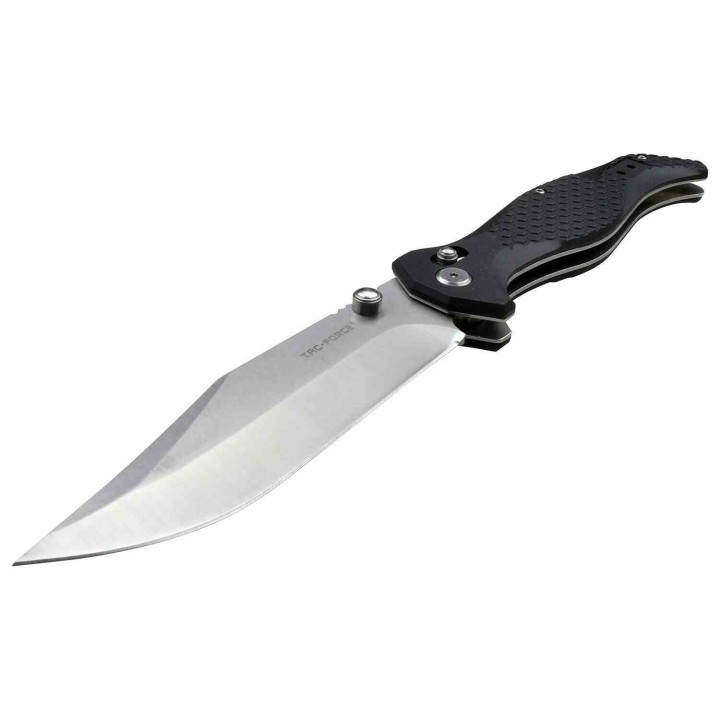 Couteau Tac Force Rapid Lock Black Lame Acier 3Cr13 Manche Nylon IKBS Clip TF1046 - Livraison Gratuite