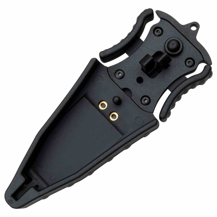Lot de 2 Couteau Dague Tac Force Lame Spear Point Acier 3Cr13 Manche Abs Etui ABS TFFIX020BK - Livraison Gratuite