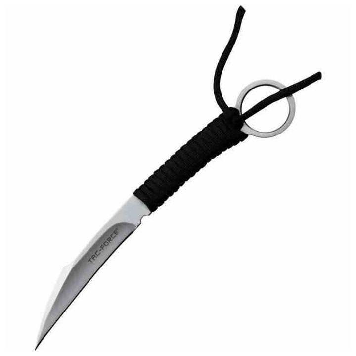 Lot de 3 Couteau Griffe Tac Force Karambit Krav Maga Lame Acier 3CR13 Manche Corde Etui Nylon TFFIX022BK - Livraison Gratuite