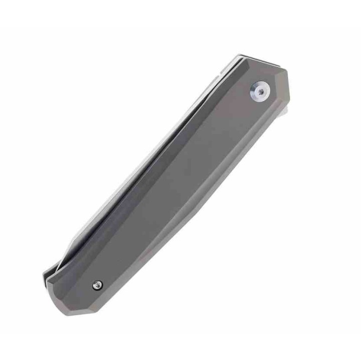 Couteau Kansept Integra Bronze Manche Titane Lame Acier M390 IKBS Framelock Clip K1042A2 - Livraison Gratuite