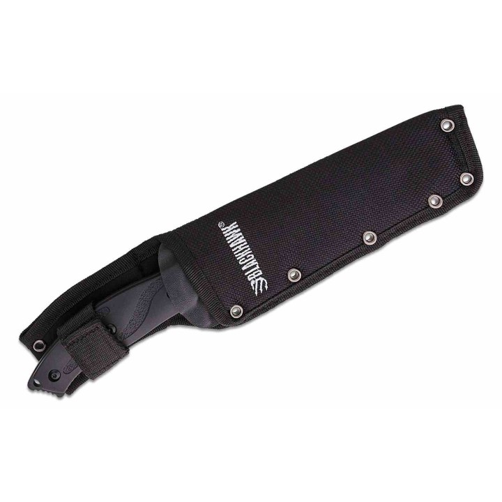 Couteau BLACKHAWK Nightedge Combat Lame Acier D2 Combo Blade Manche Zytel Etui Nylon BH15NE10BK - Livraison Gratuite