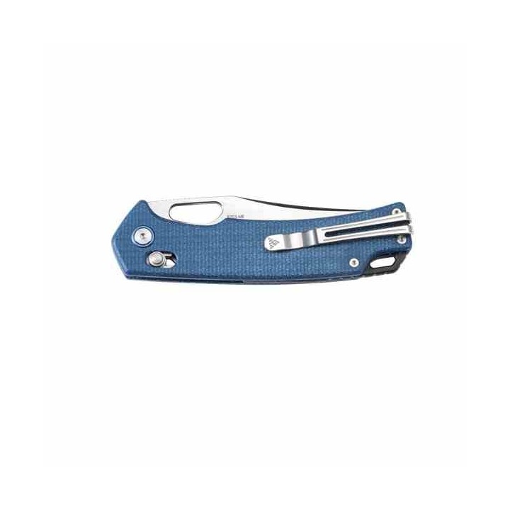Couteau SRM Knives 9203 ME Ambi Lock Blue Lame Acier 10Cr15CoMoV Manche Micarta Clip SRM9203ME - Livraison Gratuite