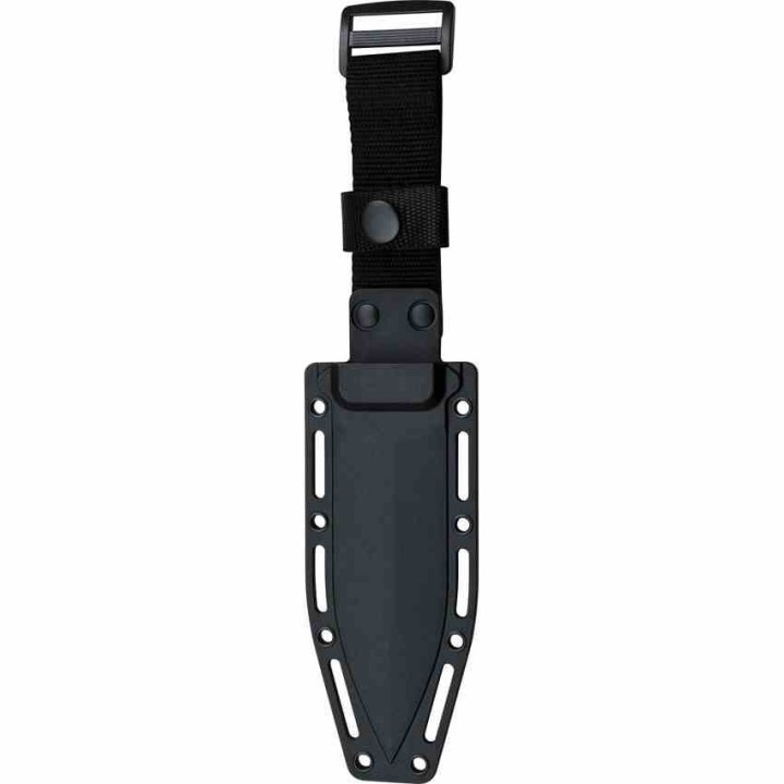 Couteau Papillon Fixe Black Lame Acier 3Cr13 Manche Aluminium Etui Plastique TFFIX023BK - Livraison Gratuite