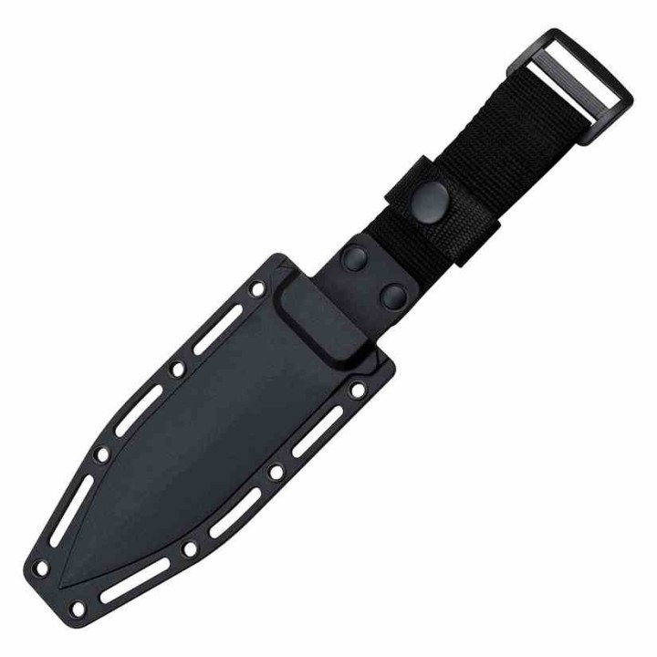 Couteau Papillon Fixe Black Lame Acier 3Cr13 Manche Aluminium Etui Plastique TFFIX023BK - Livraison Gratuite