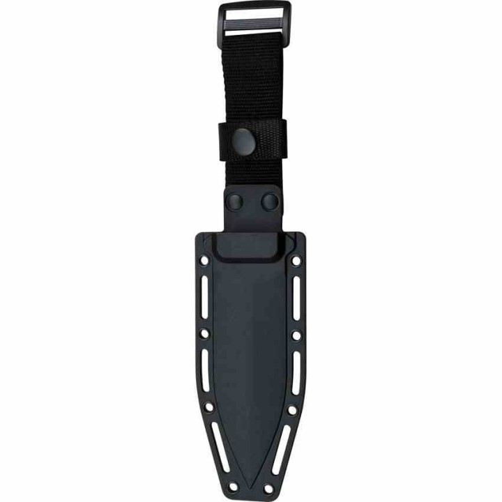 Couteau Papillon Fixe Bronze Lame Acier 3Cr13 Manche Aluminium Etui Plastique TFFIX023BZ - Livraison Gratuite