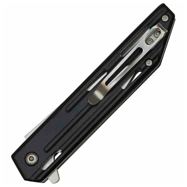 Lot de 3 Couteau Mtech Persian Black A/O Lame Acier 3Cr13 Manche Aluminium Linerlock Clip MTA1200BK - Livraison Gratuite