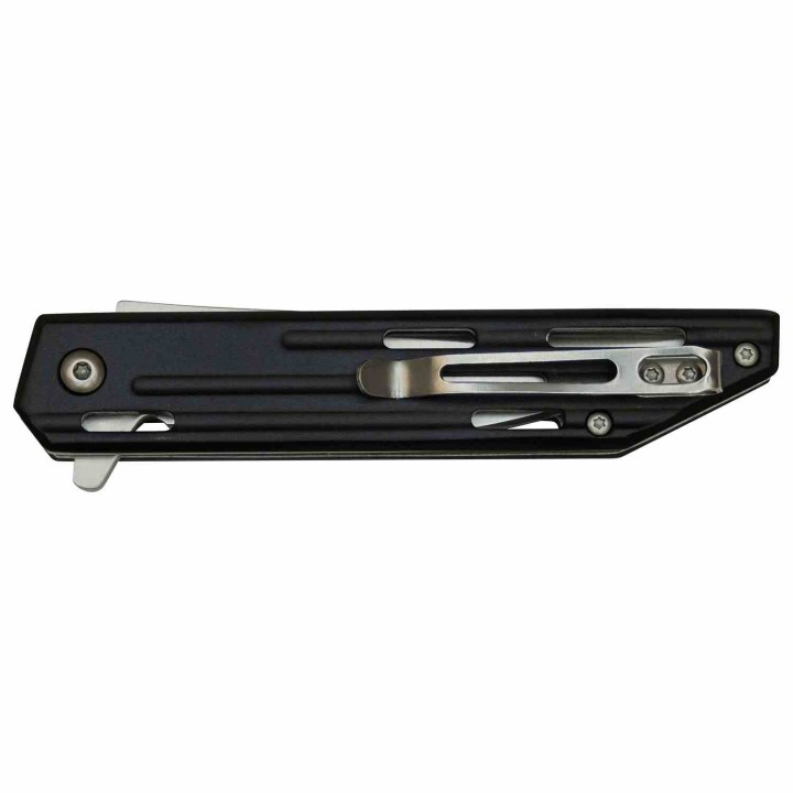 Lot de 3 Couteau Mtech Persian Black A/O Lame Acier 3Cr13 Manche Aluminium Linerlock Clip MTA1200BK - Livraison Gratuite