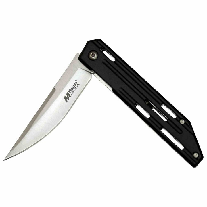 Lot de 3 Couteau Mtech Persian Black A/O Lame Acier 3Cr13 Manche Aluminium Linerlock Clip MTA1200BK - Livraison Gratuite