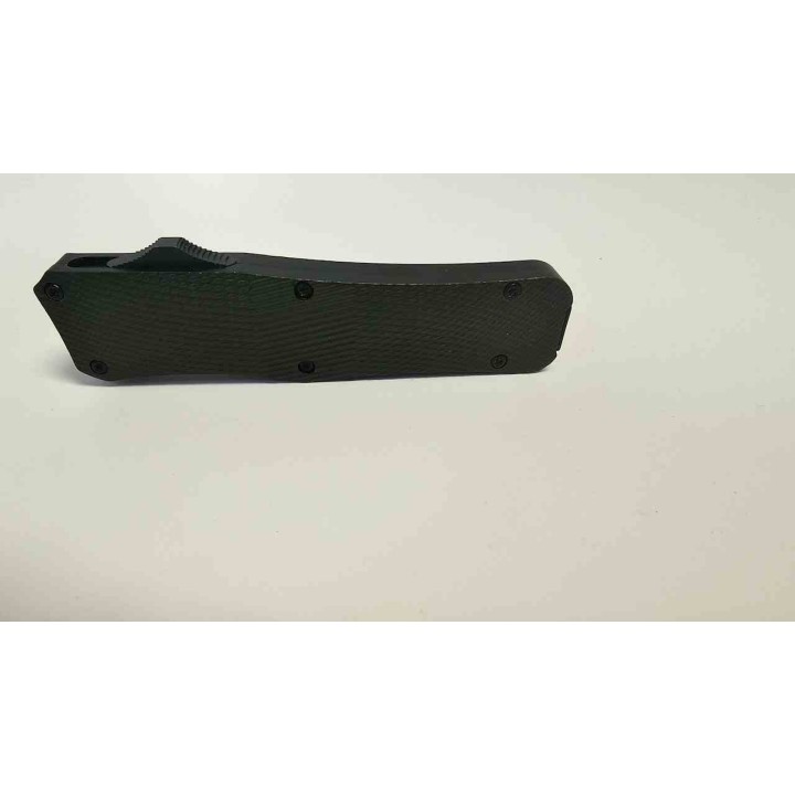 Couteau OTF Automatique Mantis Lame Stiletto Acier 440C Manche Green Aluminium Clip USA MANOTF817 - Livraison Gratuite