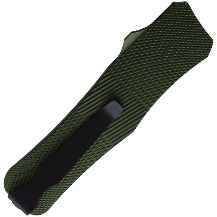 Couteau OTF Automatique Mantis Lame Stiletto Acier 440C Manche Green Aluminium Clip USA MANOTF817 - Livraison Gratuite