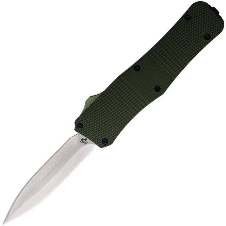 Couteau OTF Automatique Mantis Lame Stiletto Acier 440C Manche Green Aluminium Clip USA MANOTF817 - Livraison Gratuite