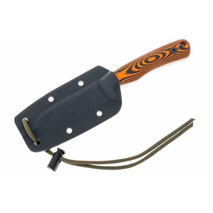 Couteau ESEE Ashley Game Lame Acier S35VN SW Manche Black/Orange G10 Etui Kydex USA ESAGK35VOR - Livraison Gratuite