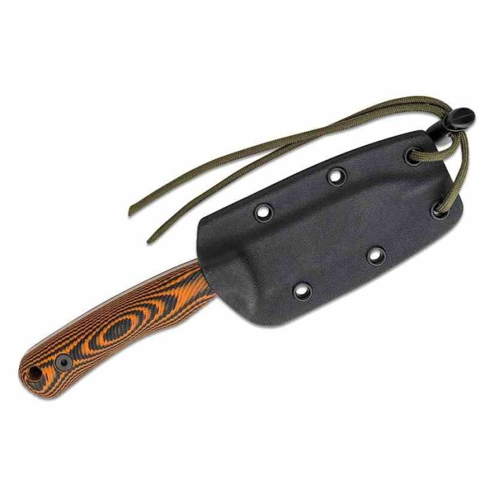 Couteau ESEE Ashley Game Lame Acier S35VN SW Manche Black/Orange G10 Etui Kydex USA ESAGK35VOR - Livraison Gratuite